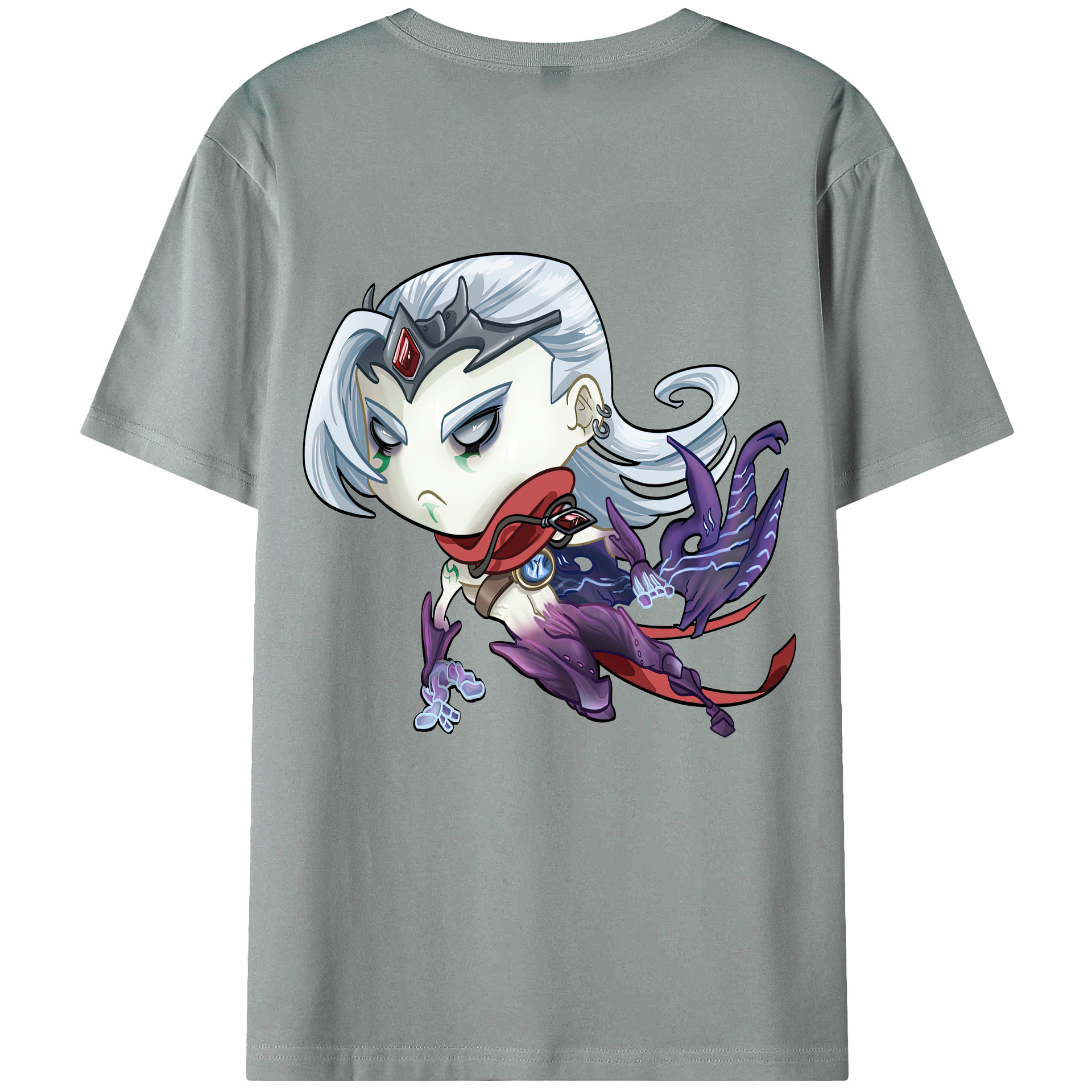 リーグ・オブ・レジェンド League of Legends LOL 綿100％ メンズ半袖Tシャツ（バックプリント） 通気性